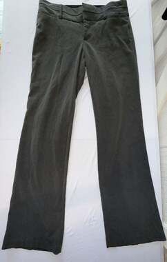 AB Studio Women's Charcoal Gray Dress Pants Size 6 (b22)